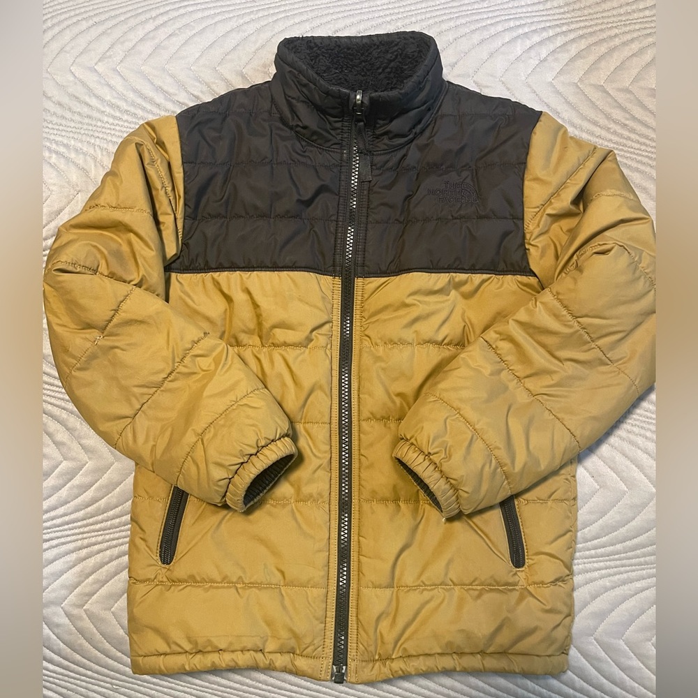 The North Face puffy coat, boys